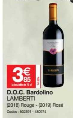 d.o.c. bardolino lamberti