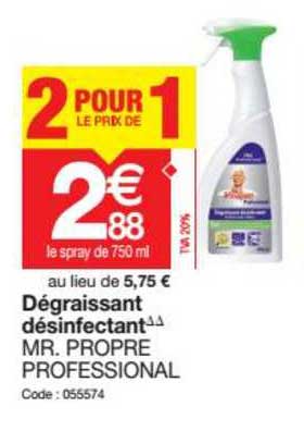 dégraissant désinfectant mr. propre professional