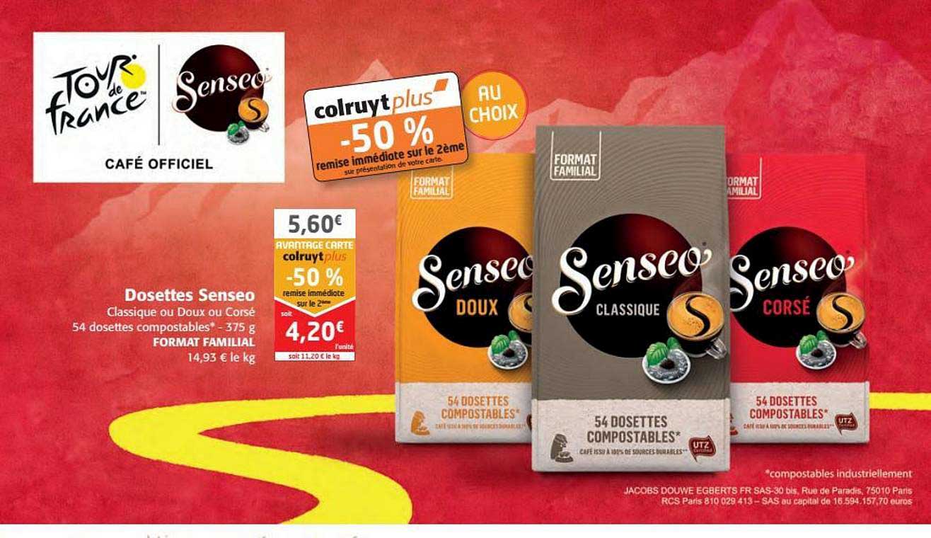 Dosettes Senseo -50% Remise Immédiate  Sur Le 2ème