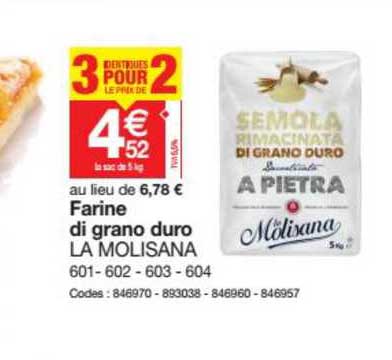 farine di grano duro la molisana