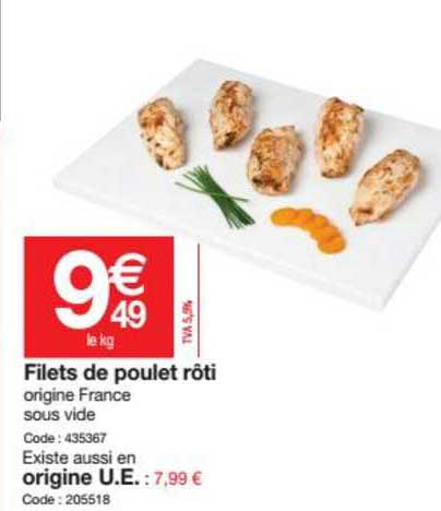 Filets De Poulet Rôti