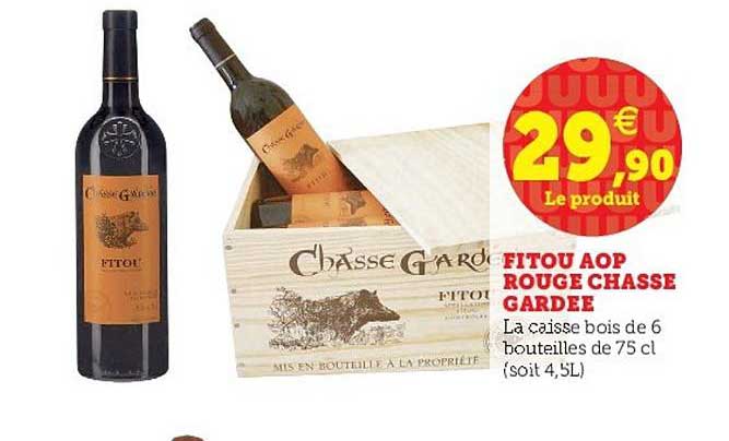 fitou aop rouge chasse gardée