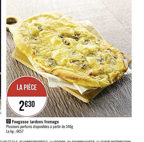 Fougasse Lardons Fromage