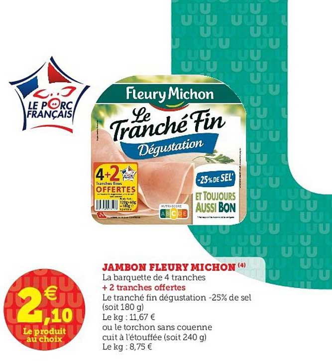 Jambon Fleury Michon