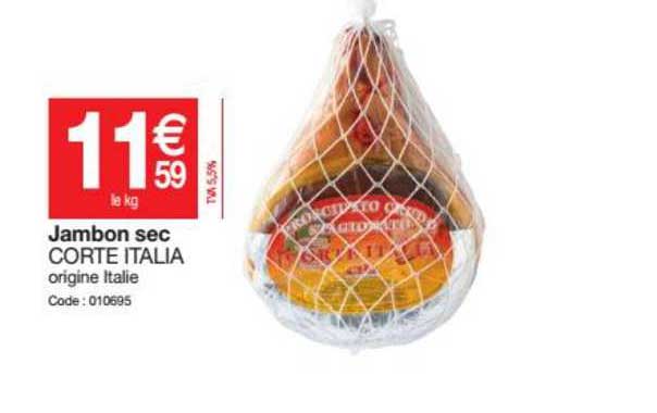 jambon sec corte italia
