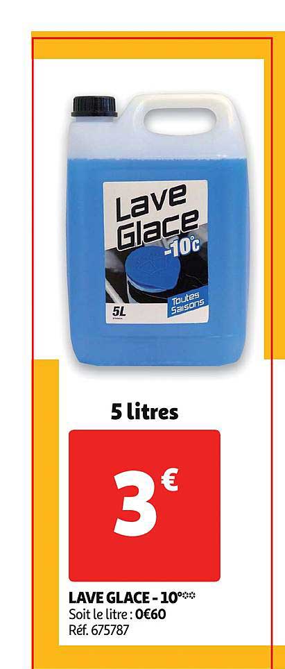 lave glace 10°