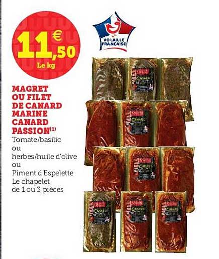 Magret Ou Filet De Canard Marine Canard Passion