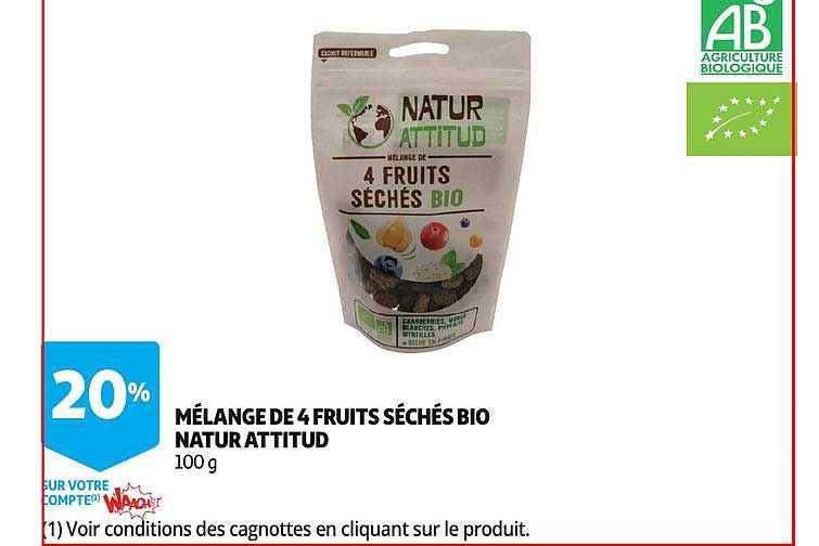 Mélange De 4 Fruits Séchés Bio Natur Attitud