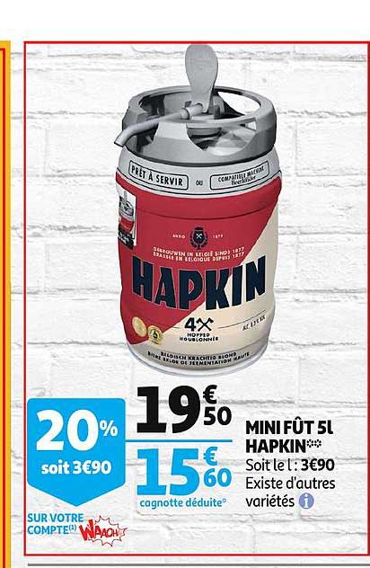 mini fût 5l hapkin