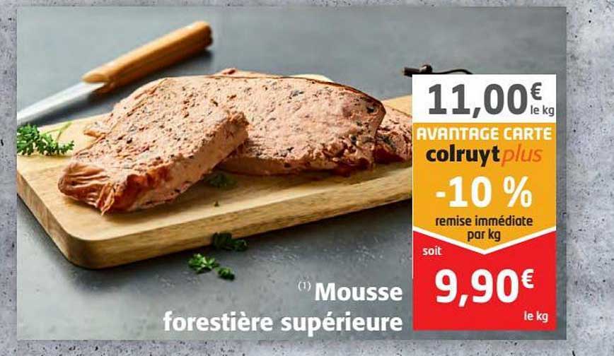 mousse forestière supérieure -10% remise immédiate par kg