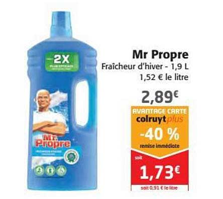 mr propre -40% remise immédiate