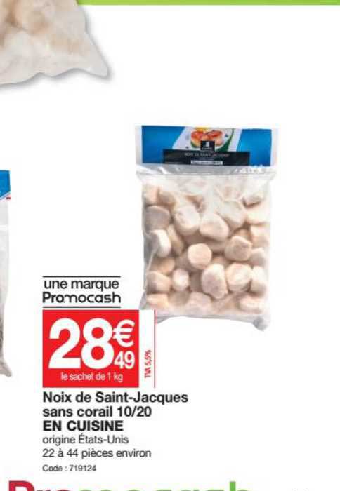 noix de saint jacques sans corail 10 20 en cuisine