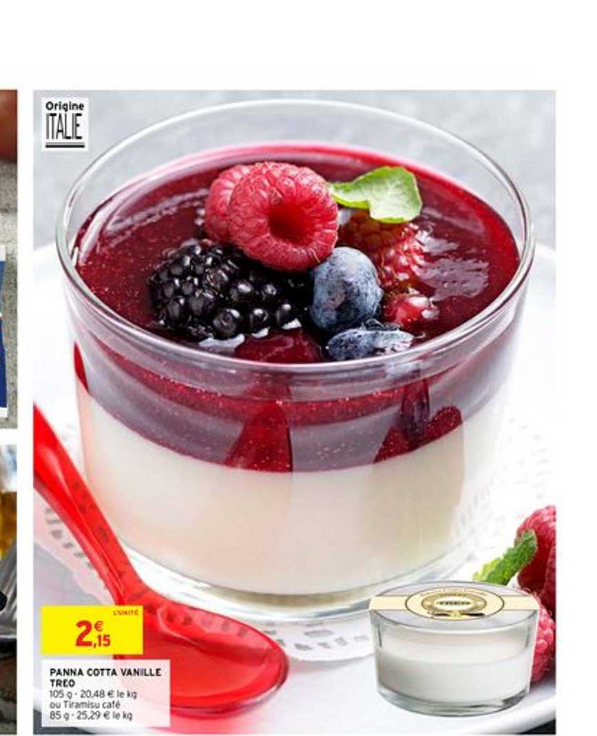 panna cotta vanille treo