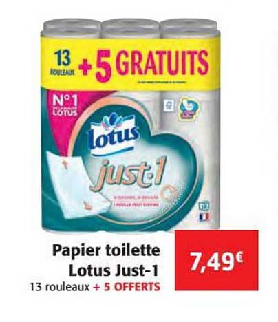 papier toilette lotus just 1