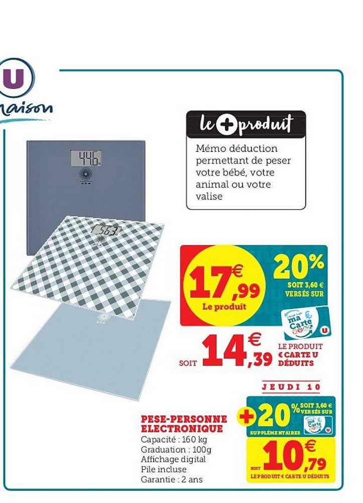 pese personne éléctronique