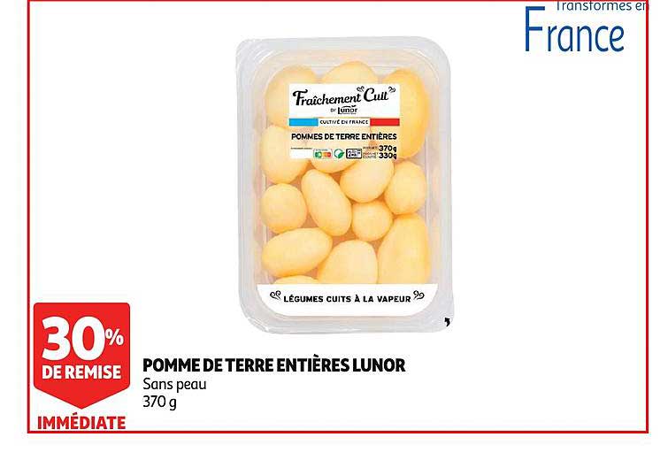 Pomme De Terre Entières Lunor 30% Remise Immédiate