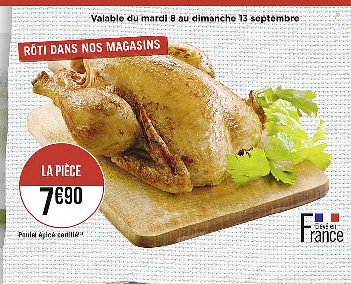 Poulet épicé Certifié