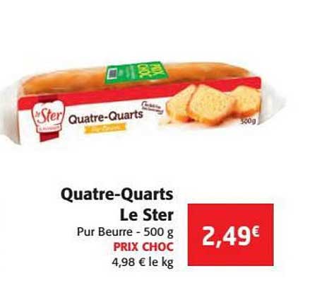 quatre quarts le ster