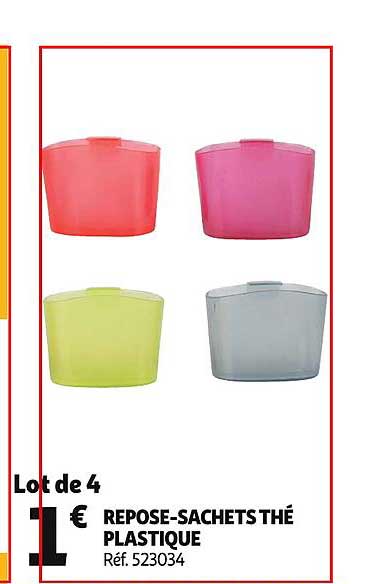 repose sachets thé plastique