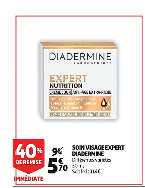 Soin Visage Expert Diadermine 40% Remise Immédiate