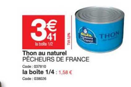 thon au naturel pêcheurs de france