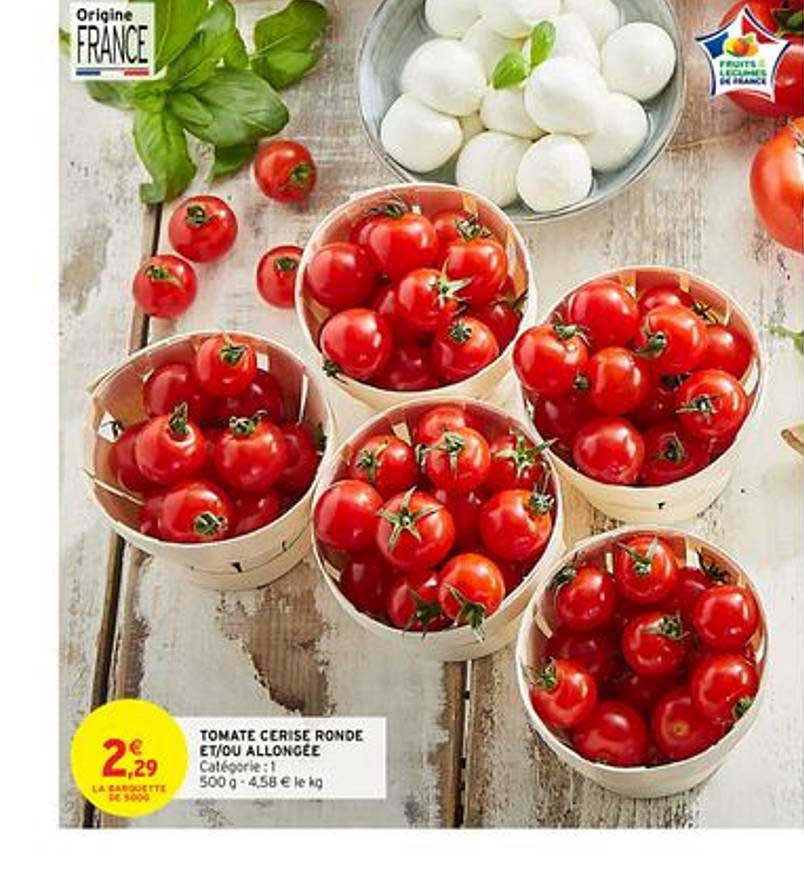Tomate Cerise Ronde Et Ou Allongée