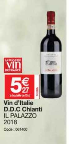 vin d'italie d.d.c chianti il palazzo