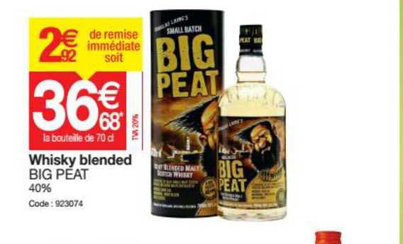 whisky blended big peat