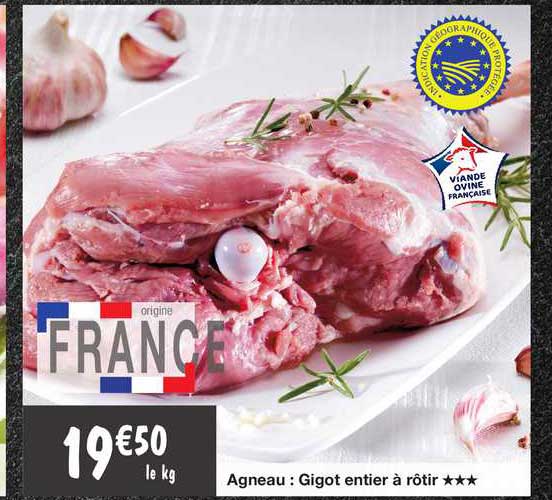 Agneau : Gigot Entier à Rôtir