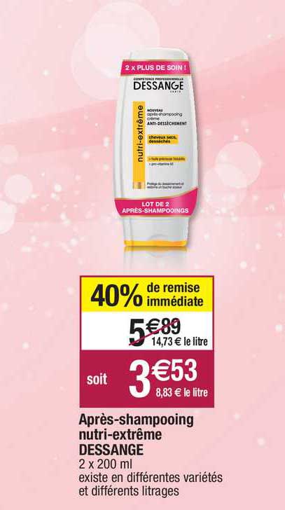 Après-shampooing Nutri-extrême Dessange