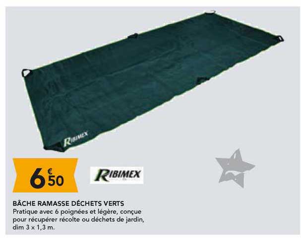 Bâche Ramasse Déchets Verts Ribimex