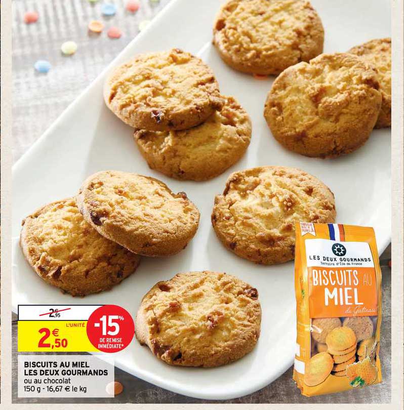 Biscuits Au Miel Les Deux Gourmands