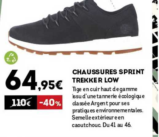 chaussures sprint trekker low
