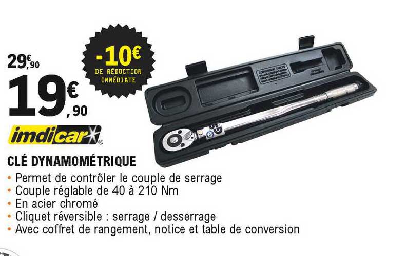 clé dynamométrique imdi car