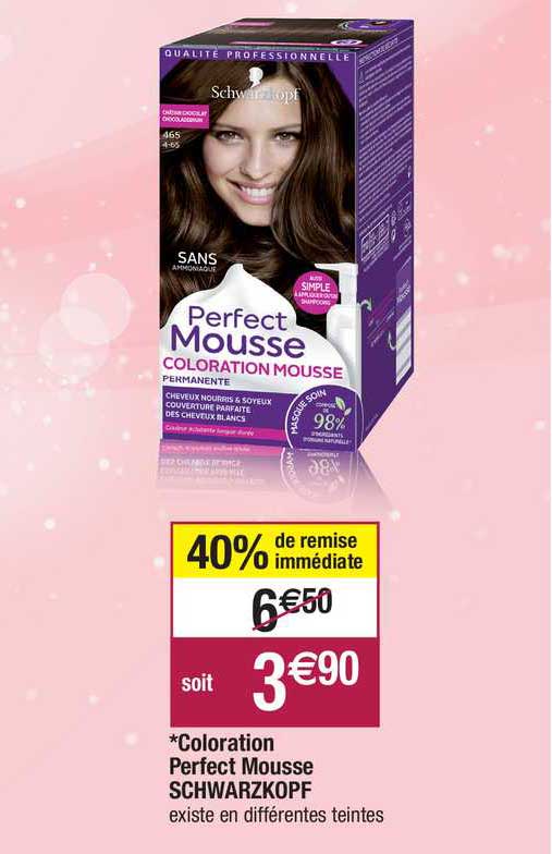 Coloration Perfec Mousse Schwarzkopf