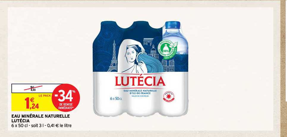 Eau Minérale Naturelle Lutécia
