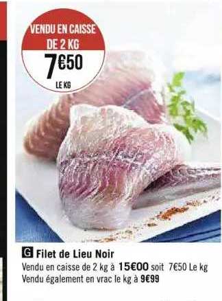 Filet De Lieu Noir