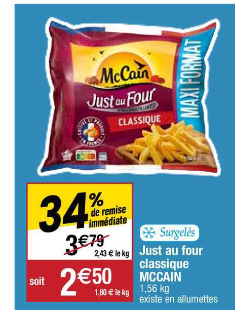 just au four classique mc cain