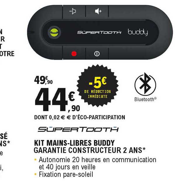 kit mains-libres buddy supertooth