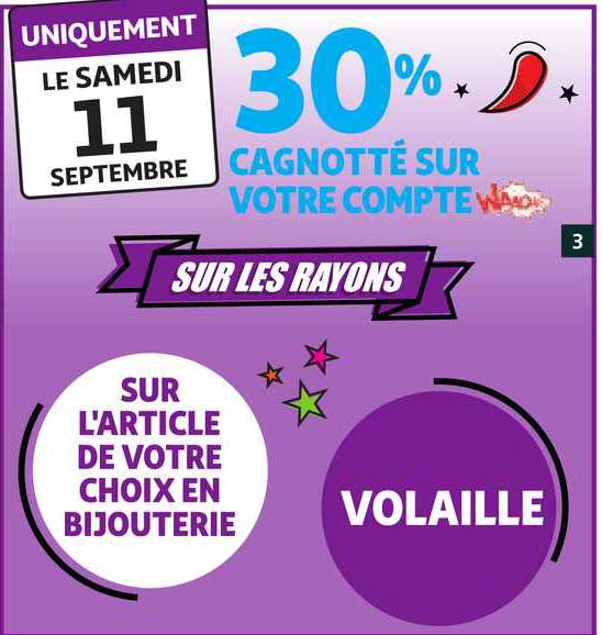 l'article de votre choix en bijouterie