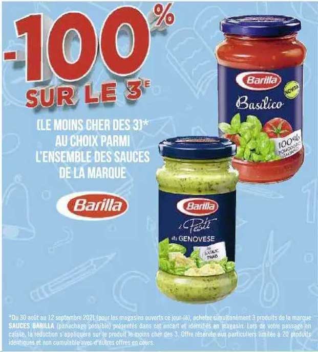 L'ensemble Des Sauces De La Marque Barilla
