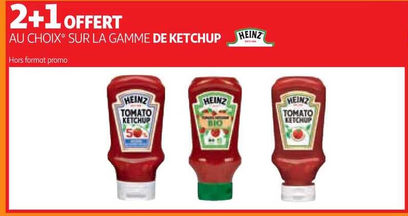 La Gamme De Ketchup Heinz