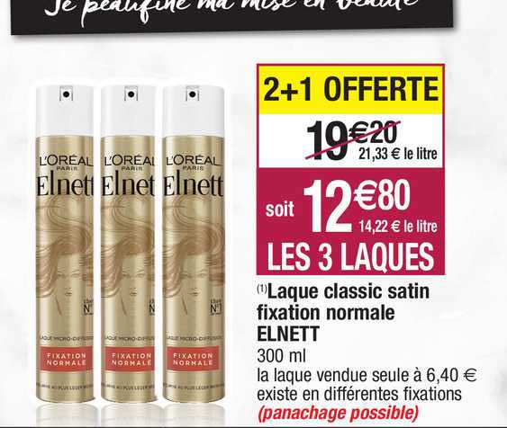 laque classic satin fixation normale elnett