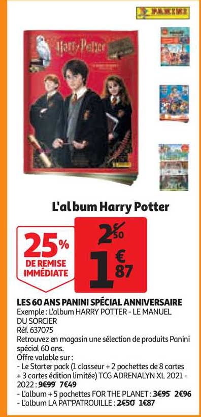le 60 ans panini spécial anniversaire