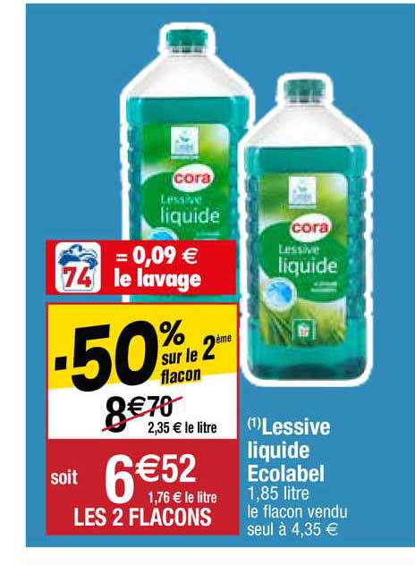 Lessive Liquide écolabel