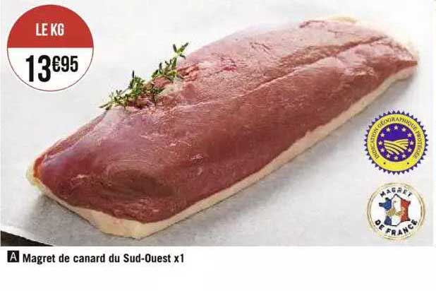 magret de canard du sud-ouest x1