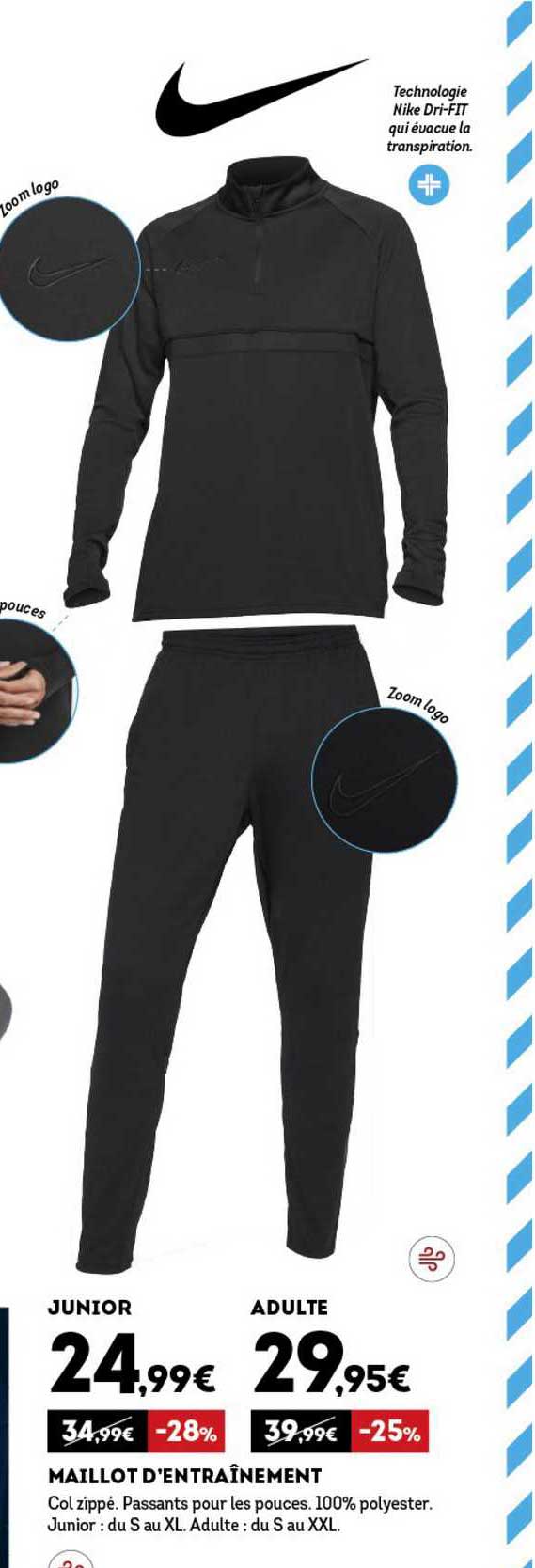 maillot d'entraînement nika