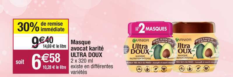 Masque Avocat Karité Ultra Doux
