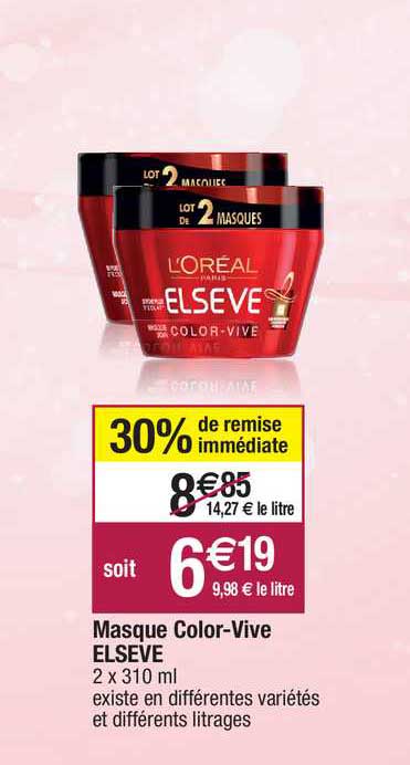 Masque Color-vive élsève