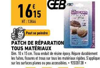 patch de réparation tous matériaux geb